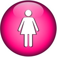 logo toilettes femme